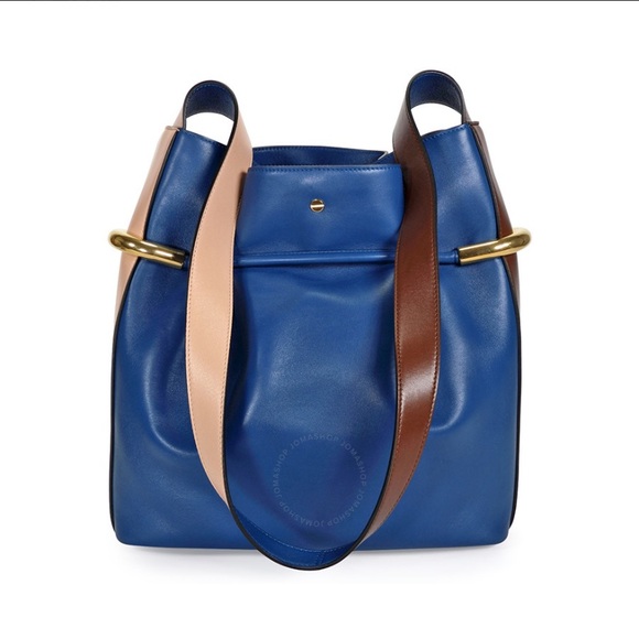 Chloé Emma Blue Leather Drawstring - Picture 6 of 7